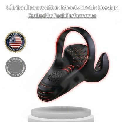 Alisanda™ Vibrating electric male masturbation lock ring charging